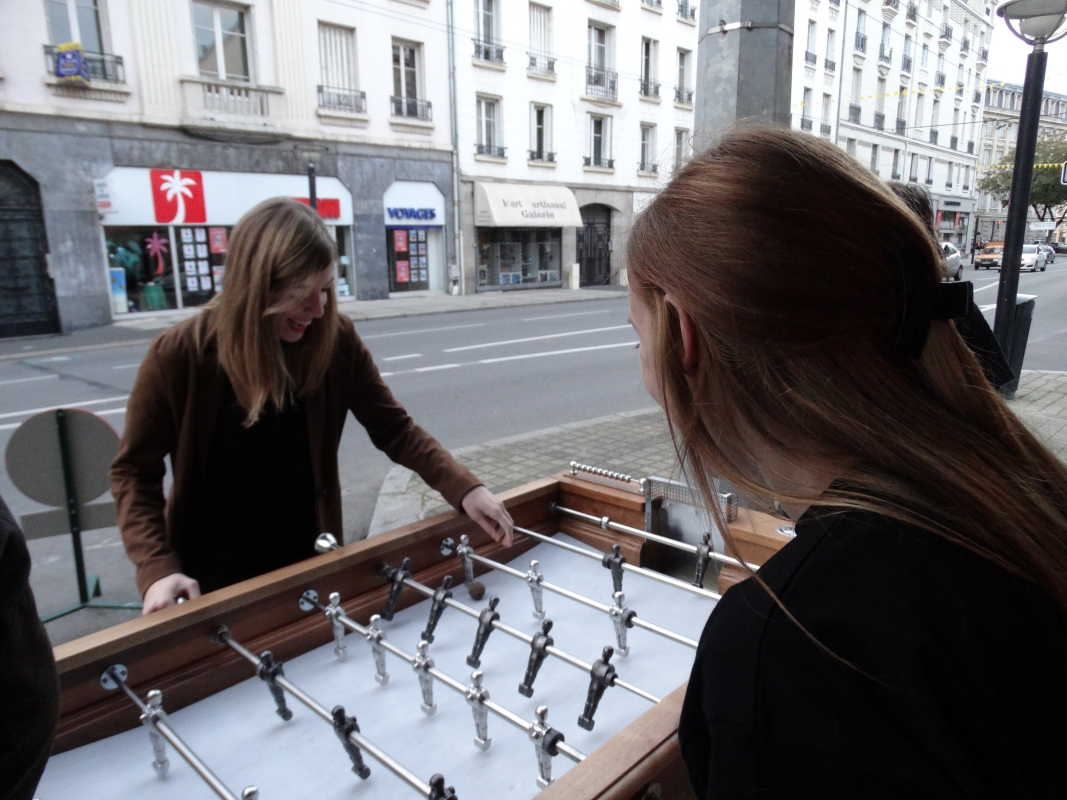 Baby foot Loup Blanc aux Journées Européennes des Métiers d’Art